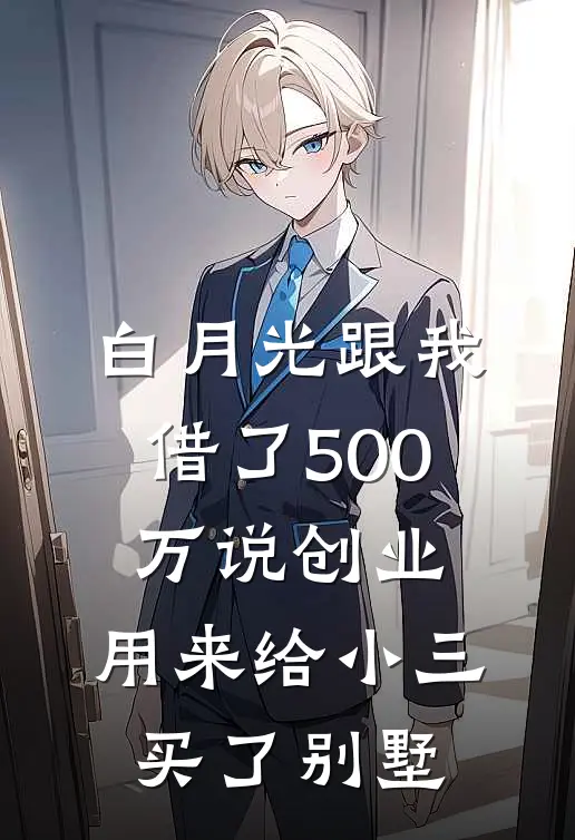 白月光跟我借了500万说创业，用来给小三买了别墅