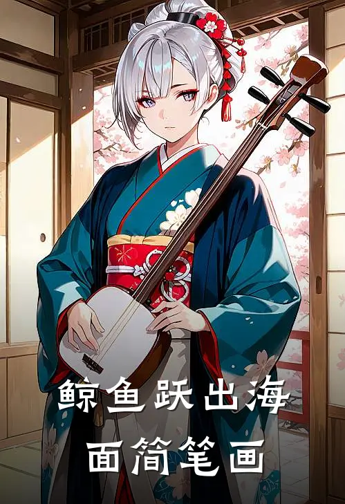 鲸鱼跃出海面简笔画