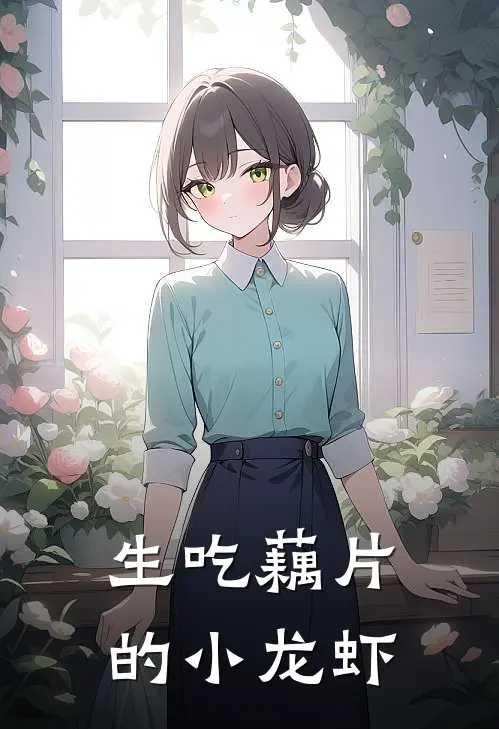 生吃藕片的小龙虾